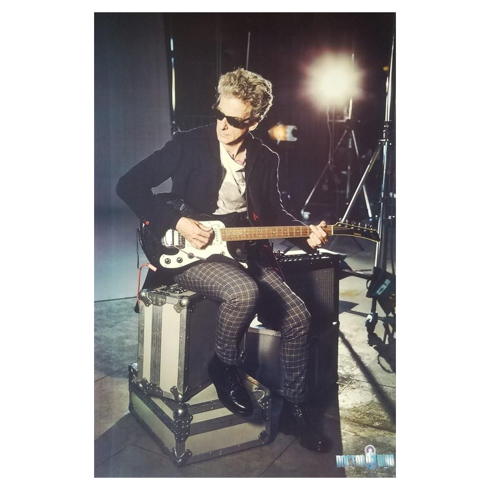 Doctor Who Prints and Posters Twelfth Doctor Rocking Out Poster