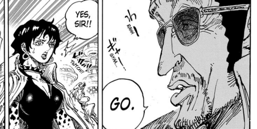 kizaru vs sanji and franky one piece 1107