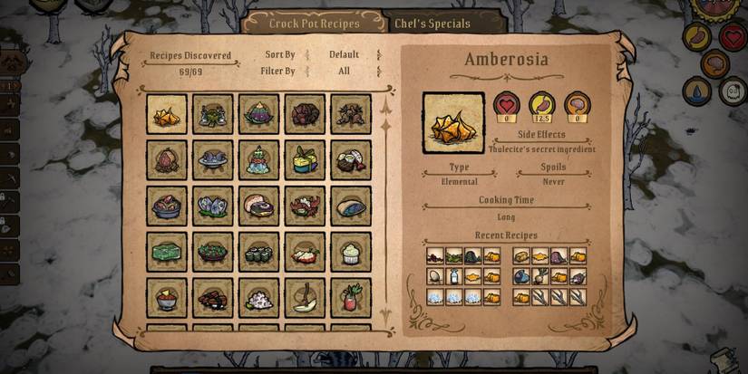 dont starve together crock pot food recipe amberosia