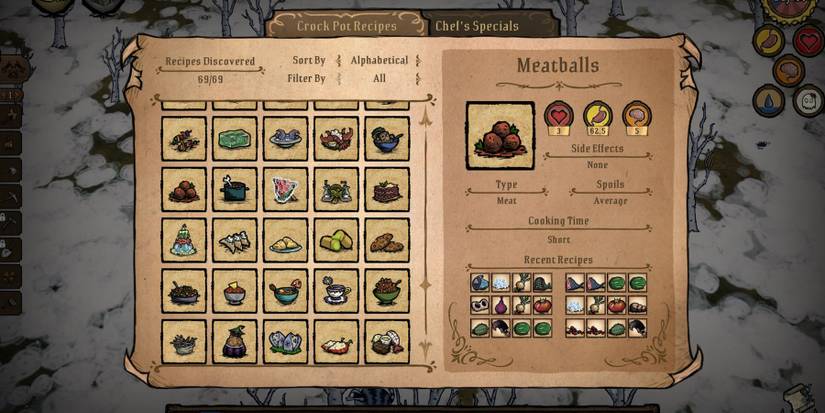 dont starve together crock pot food recipe meatballs