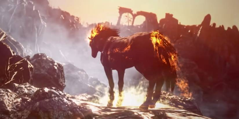 Doom preparing to ride