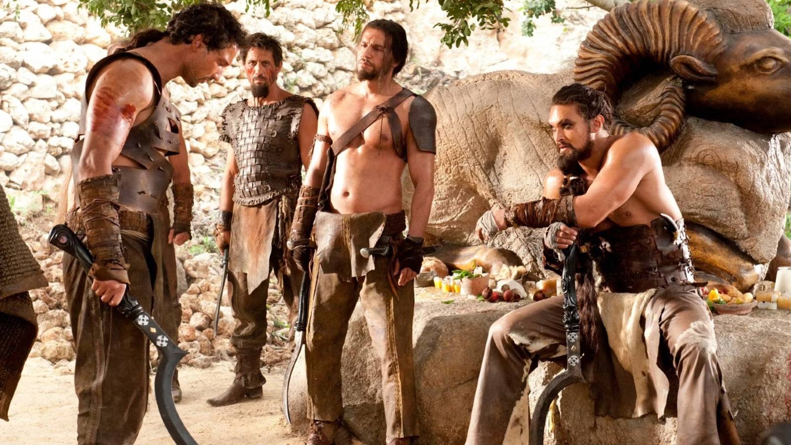 Khal Drogo deals with a rogue Dothraki