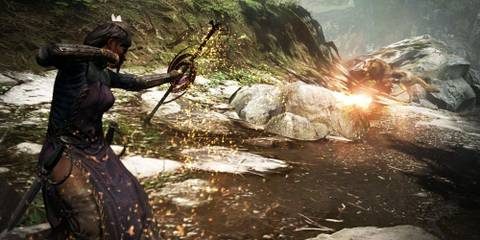 Casting a spell in Dragon's Dogma Dark Arisen