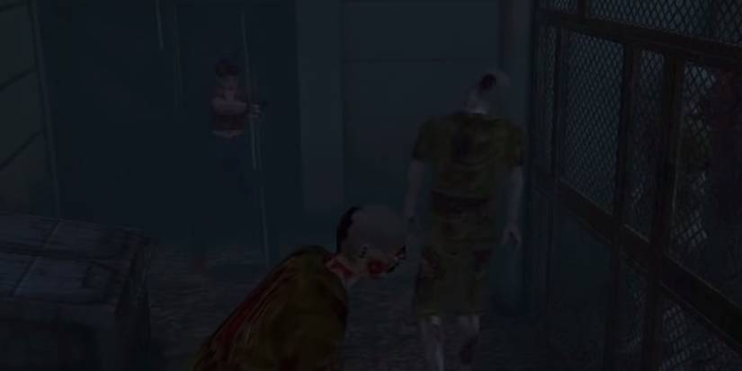 claire fighting zombies in code veronica