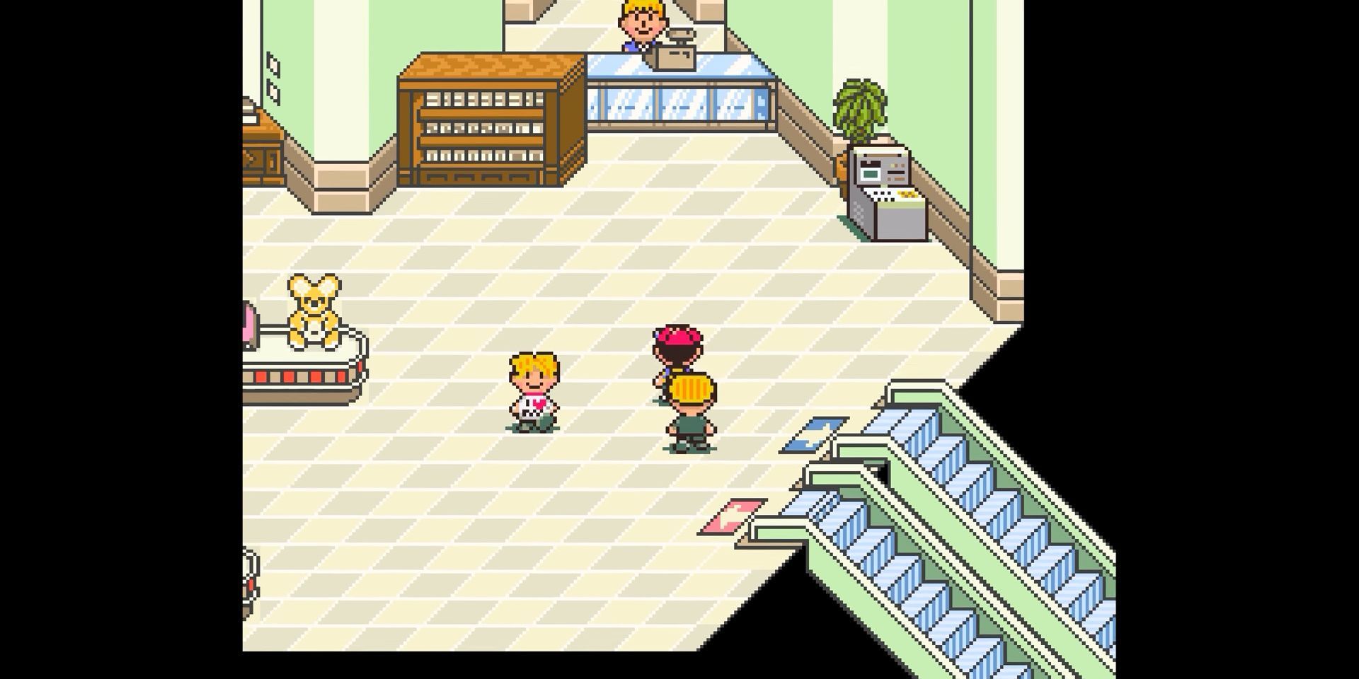 An overworld location in Earthbound