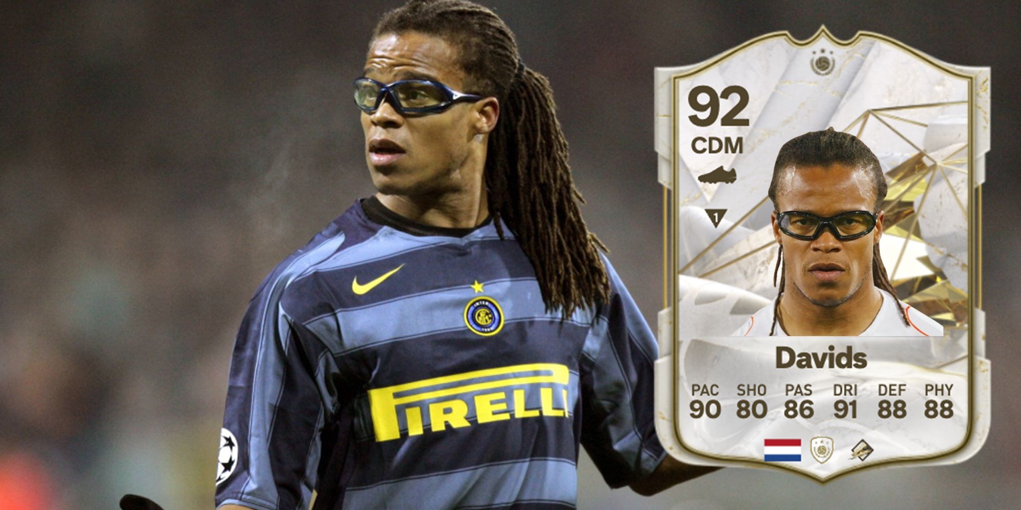 Edgar Davids Icon Card