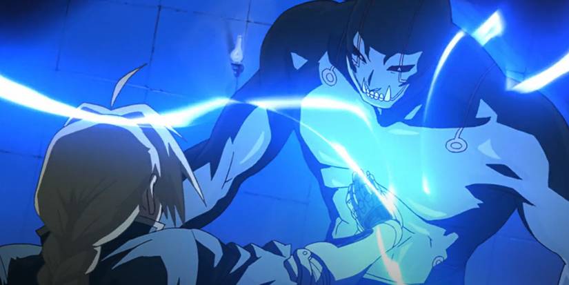 Edward Elric Vs Greed Fullmetal Alchemist Brotherhood