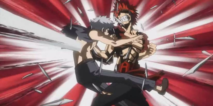 Eijiro Kirishima's Red Gauntlet move.