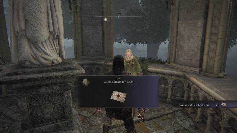 Elden Ring Volcano Manor invitation given by Rya