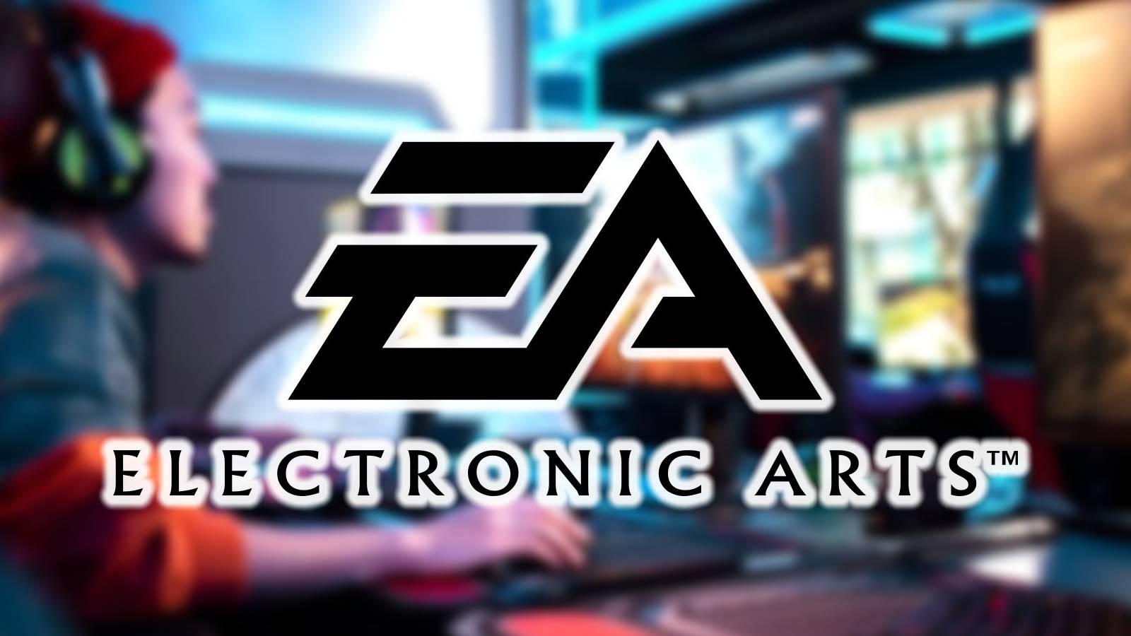 electronic-arts-logo-game-devloper-blurred-background