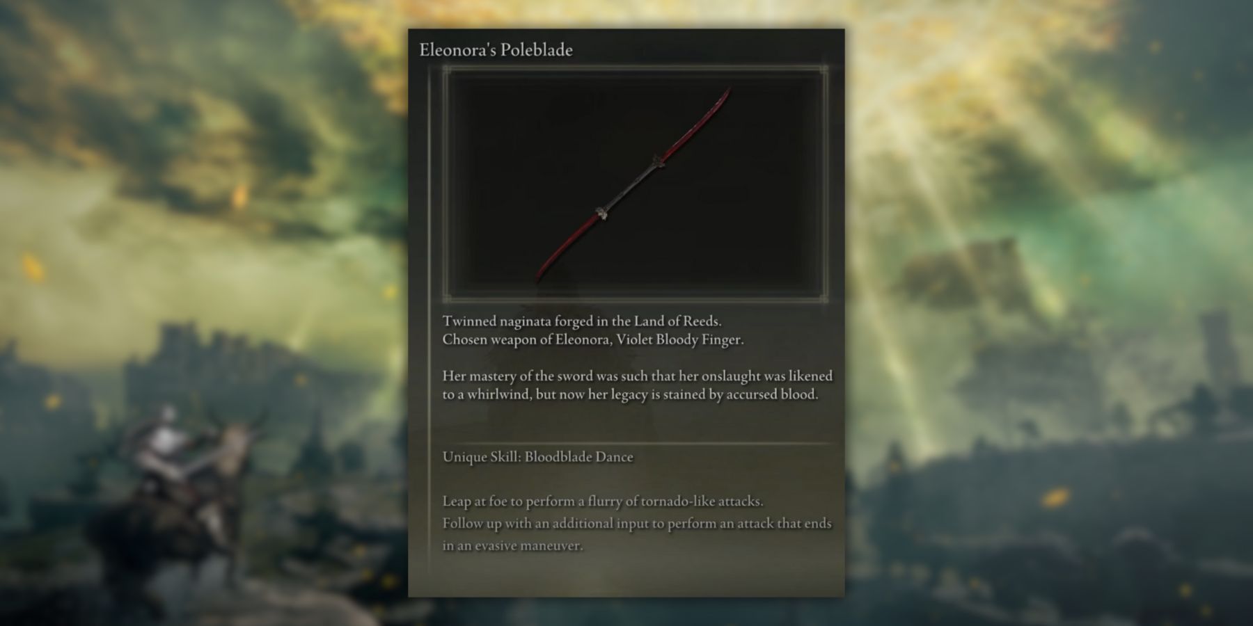 Eleonora's Poleblade in Elden Ring