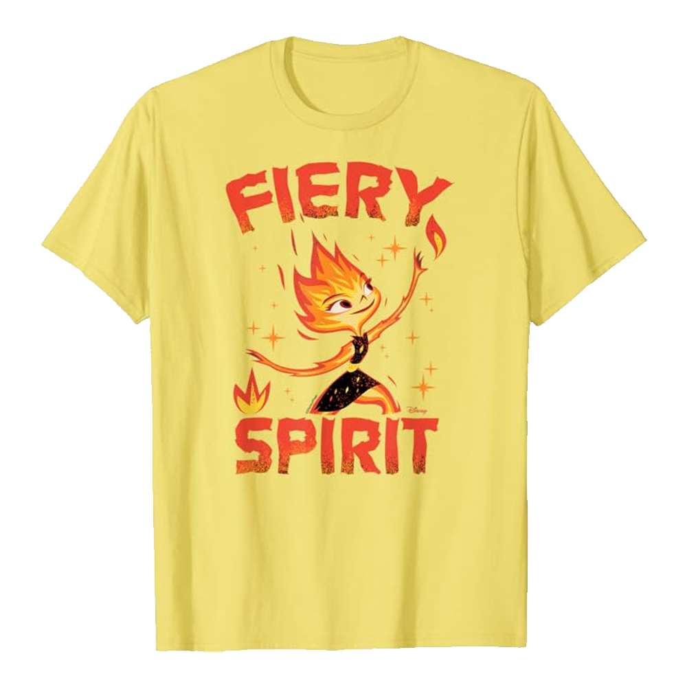 Enchanting Pixar gifts Elemental Fiery Spirit Tee