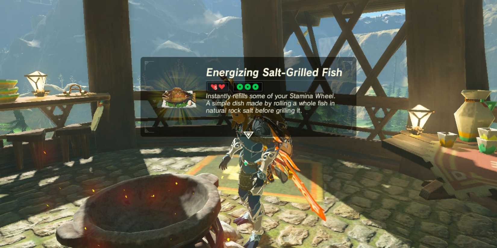 Energizing Salt-Grilled Fish