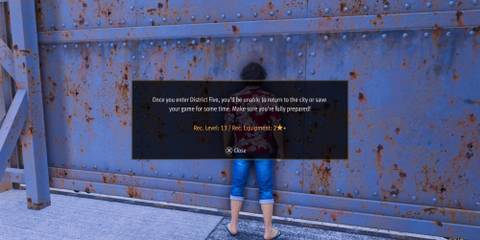 Entering District 5 in Infinite Wealth