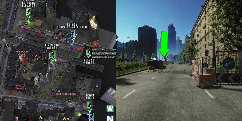 Escape From Tarkov All Streets of Tarkov Extraction Points Klimov Street