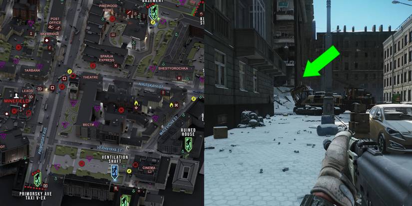 Escape From Tarkov All Streets of Tarkov Extraction Points Damaged Ruined House