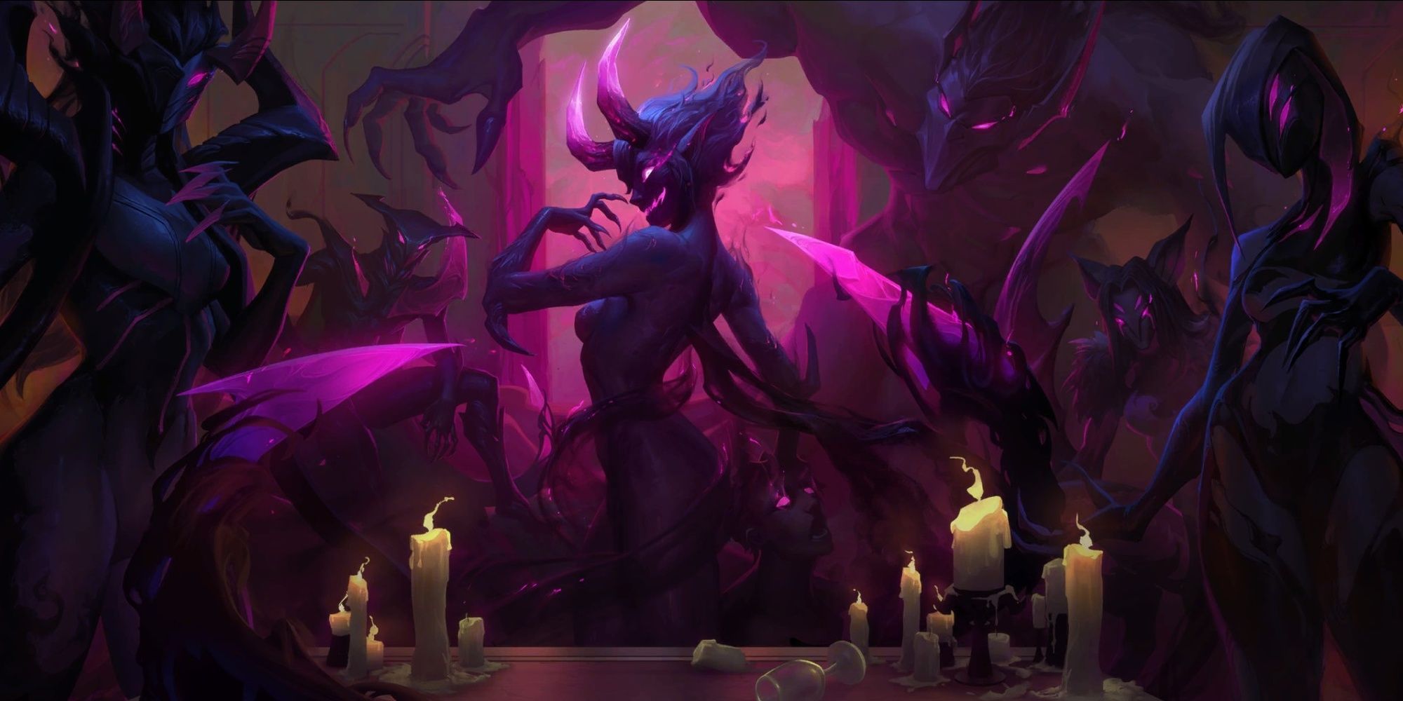 Level 2 art of Evelynn from Legends of Runeterra