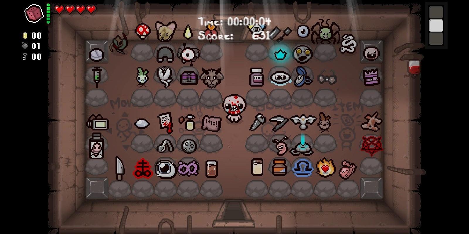 Extremely Overpowered Start mod for The Binding of Isaac
