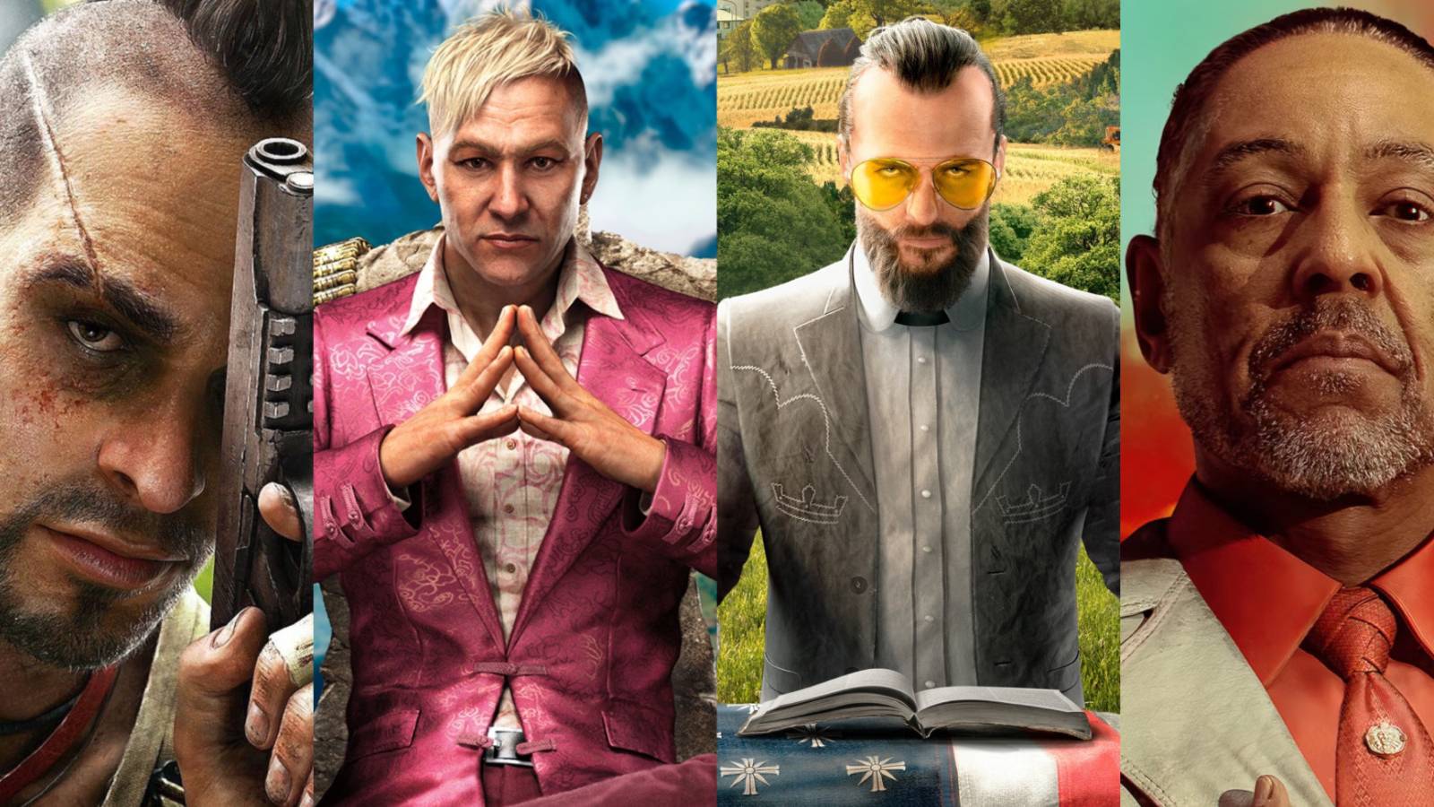 collage of vaas, pagan min, joseph seed, and anton castilo