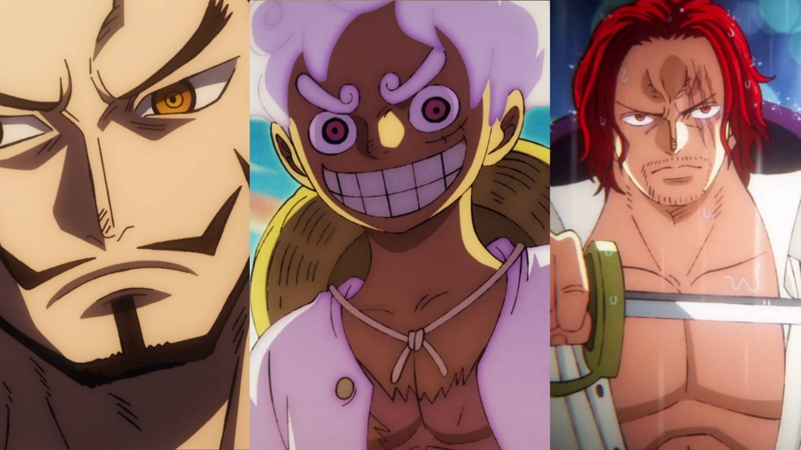 featured one piece strongest characters in the final saga mihawk shanks luffy