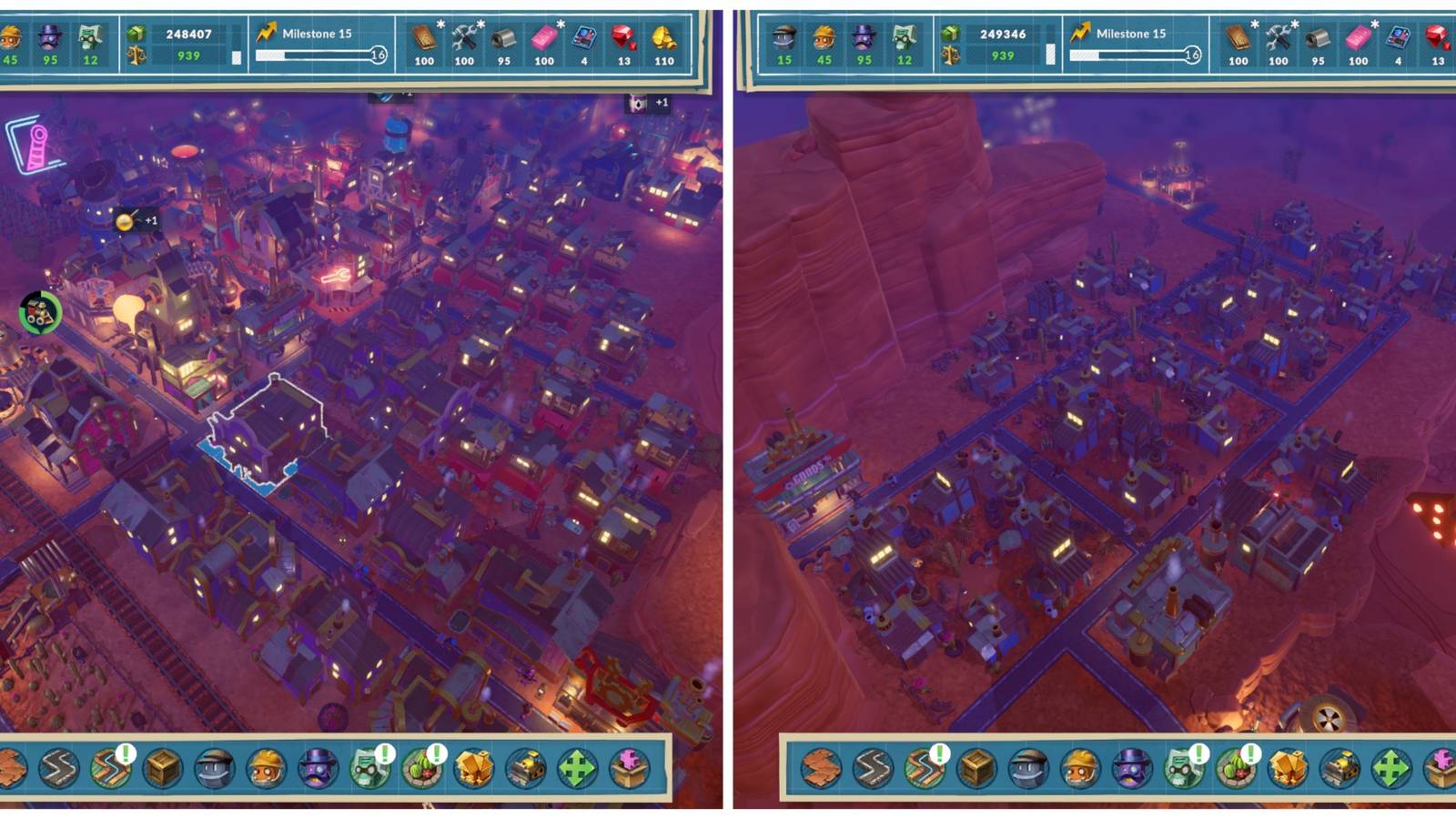 An Aristobot neighborhood, a Workers neighborhood