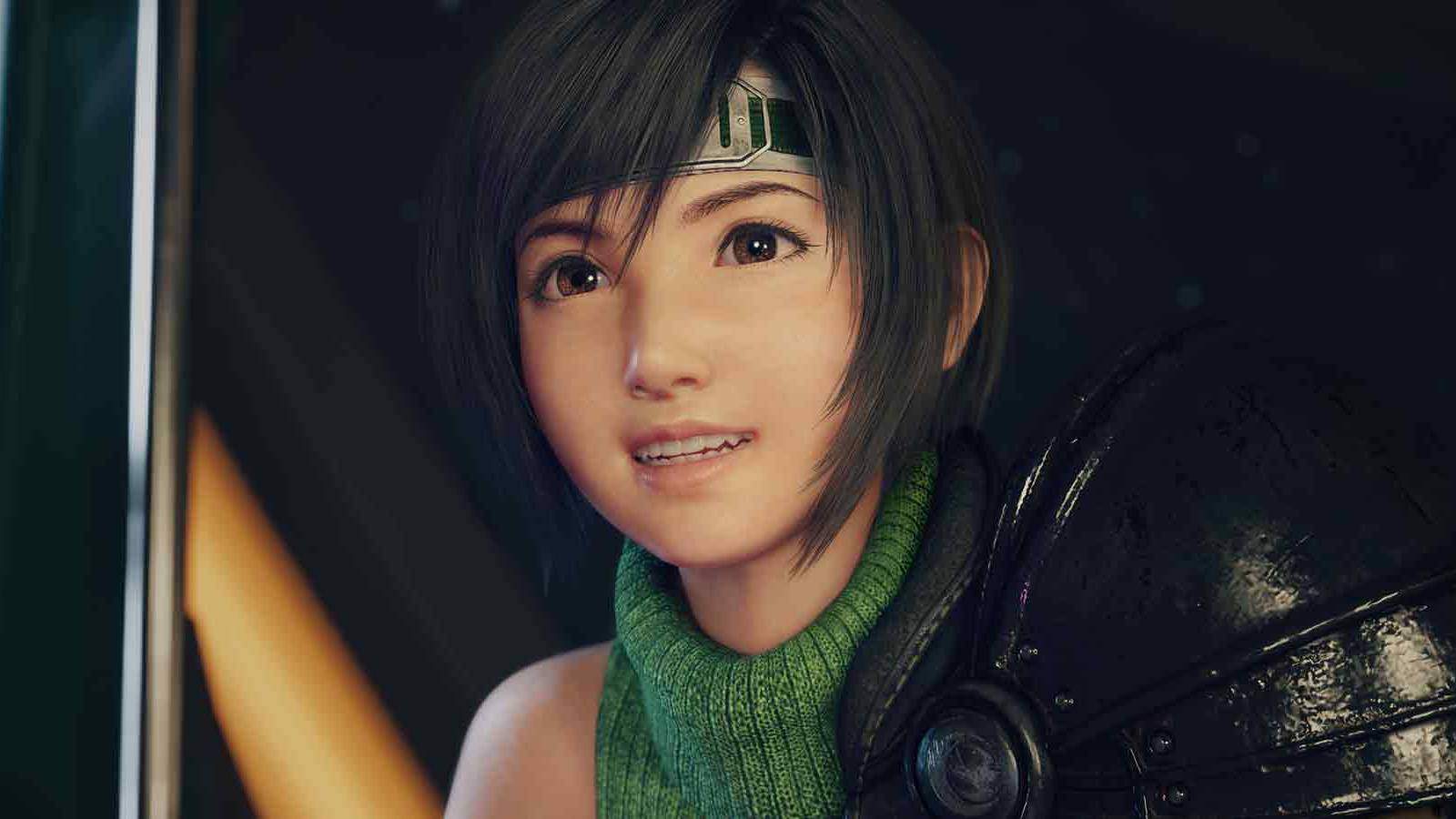 Final Fantasy 7 Rebirth Yuffie smiling close-up from January 15 2024 promo