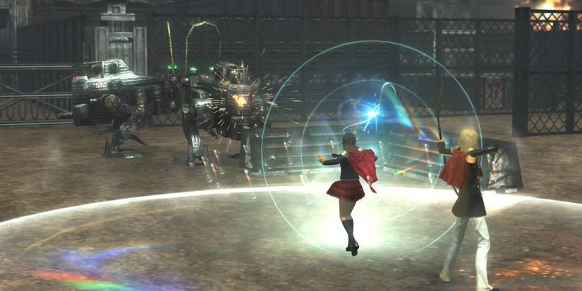 Final Fantasy Type 0 battle 