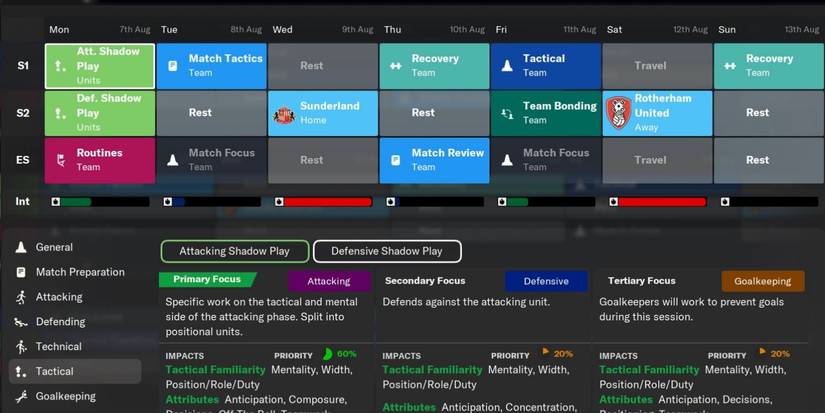 An image of Footballl Manager 2024: Tactical Familiarity Focus