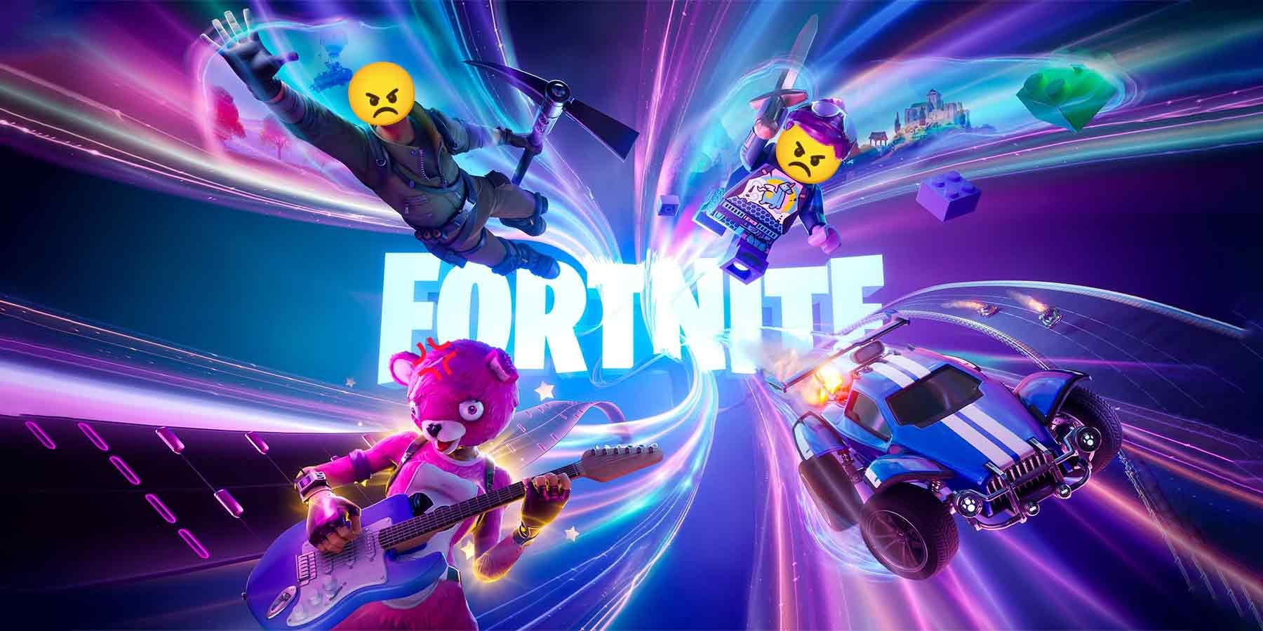 Fortnite 2024 key artwork angry emoji edit