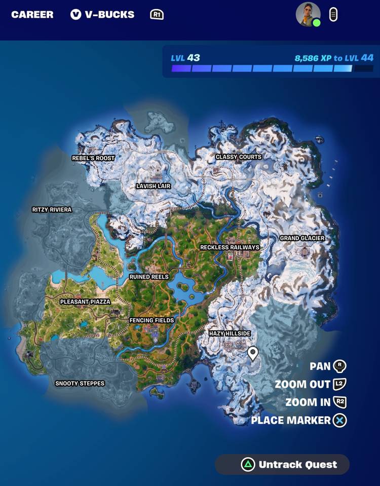 fortnite map