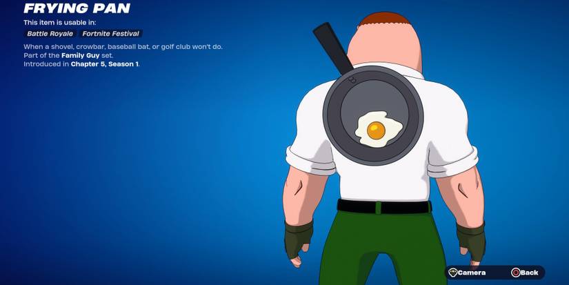 frying pan giant chicken back bling