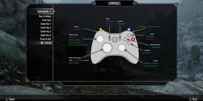 Gamepad Plus Plus mod for The Elder Scrolls 5 Skyrim