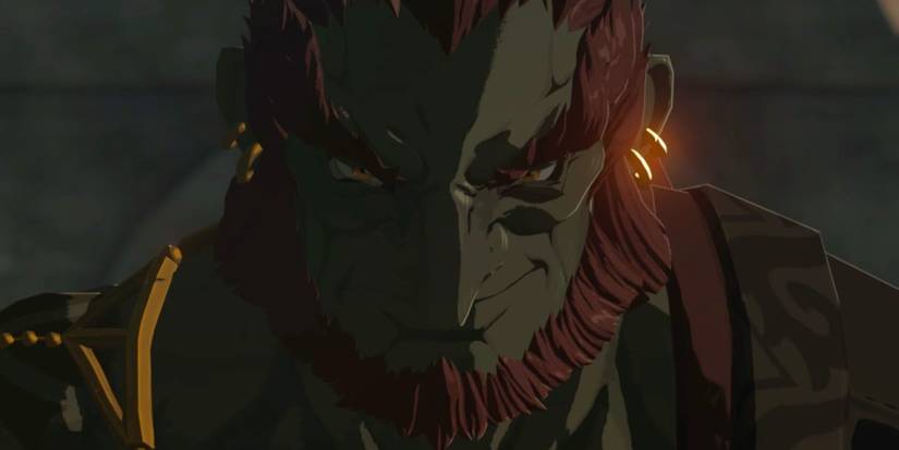 A close-up of Ganondorf smirking