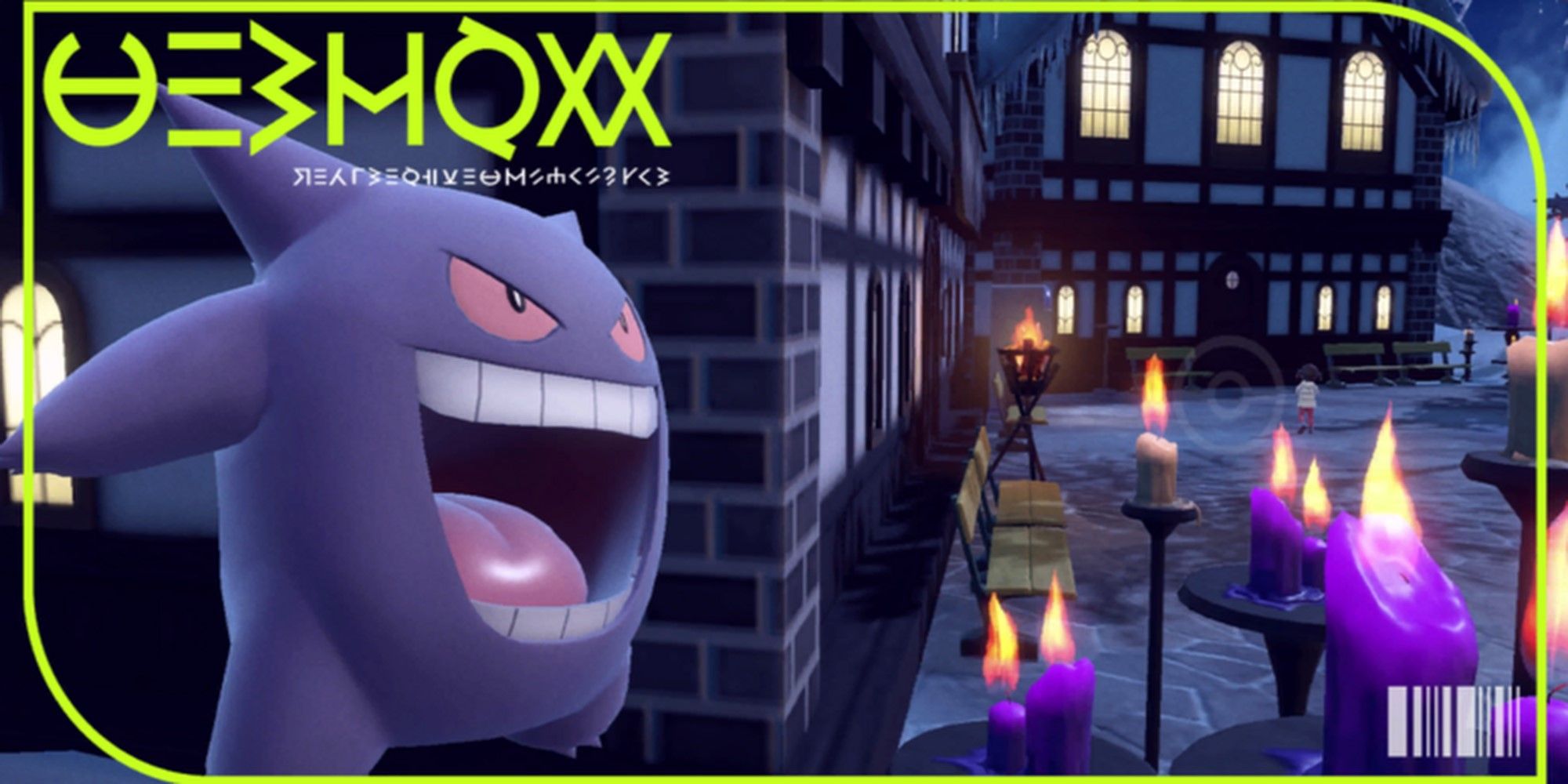 The cover image for Gengar's dex entry in paldea