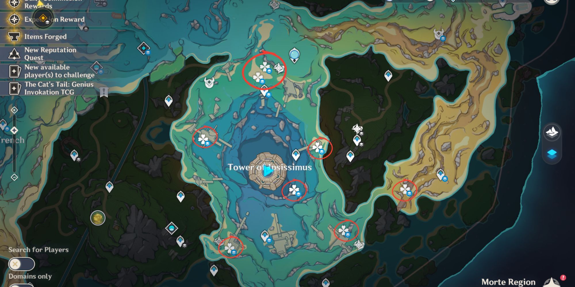 Genshin Impact - 8 Treasure Map Locations