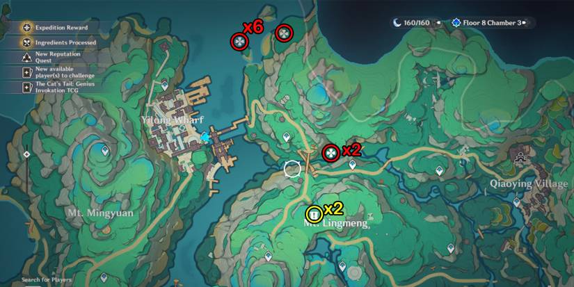 genshin impact clearwater jade location in mt lingmeng