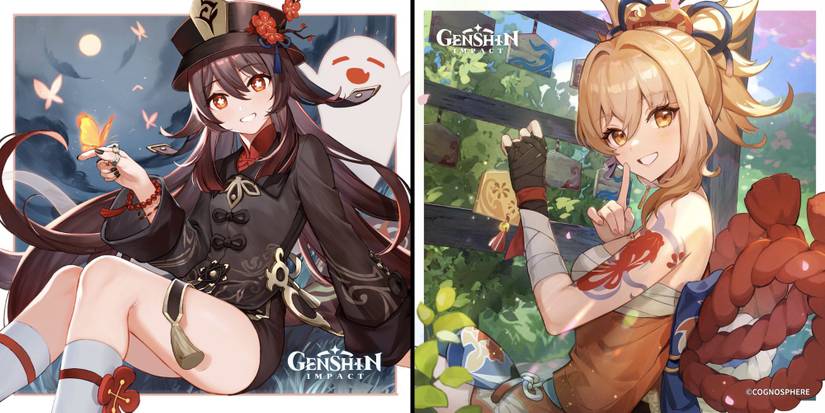 Genshin Impact Hu Tao Yoimiya