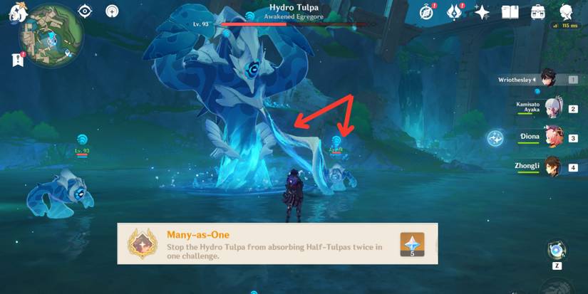 Genshin Impact - Hydro Tulpa Hidden Achievement