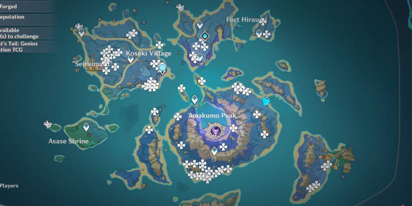 Genshin Impact- Seirai Island Naku Weed Locations