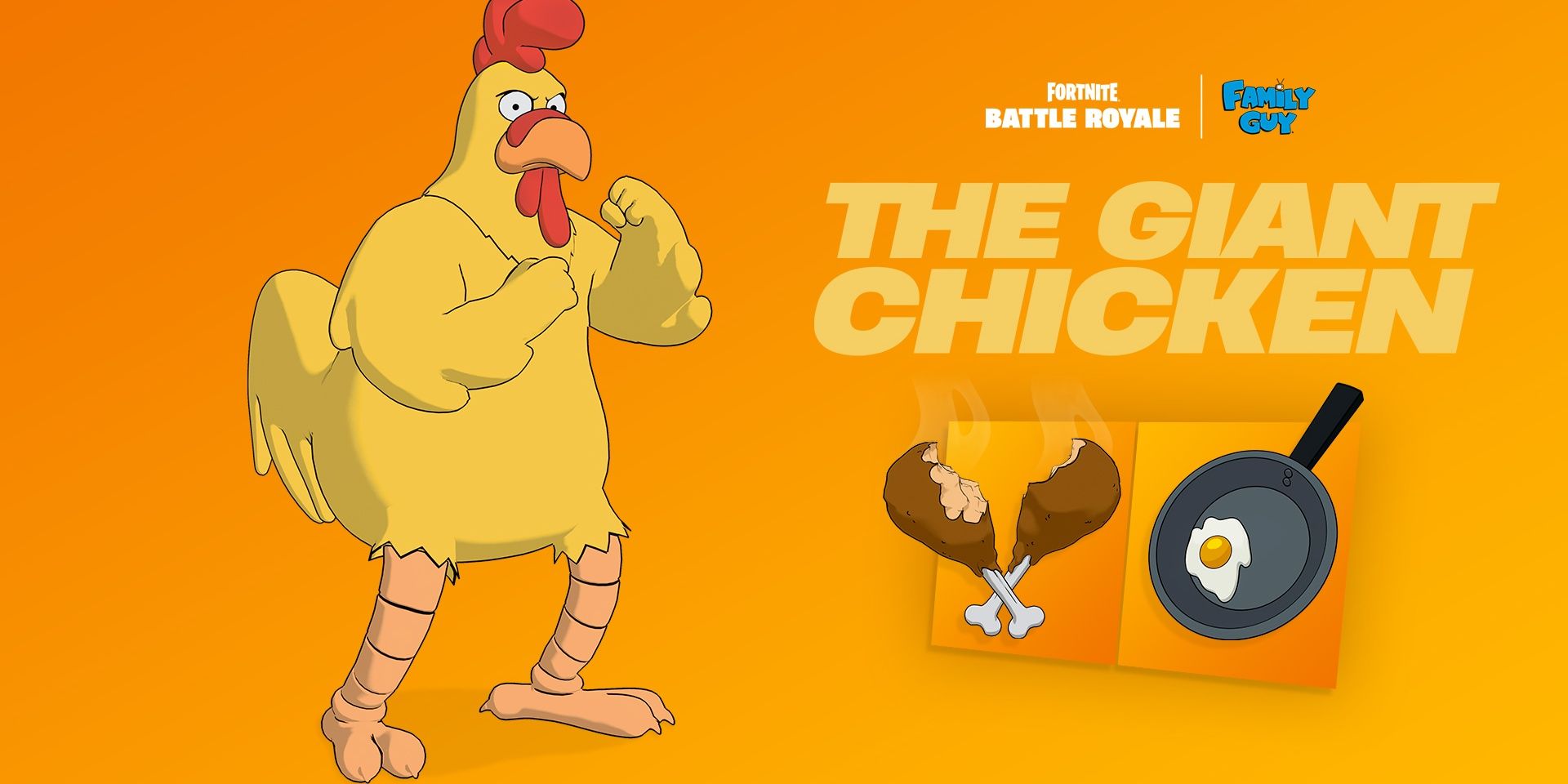 the giant chicken from family guy in fortnite