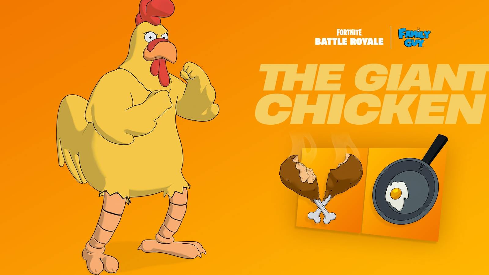 the giant chicken from family guy in fortnite