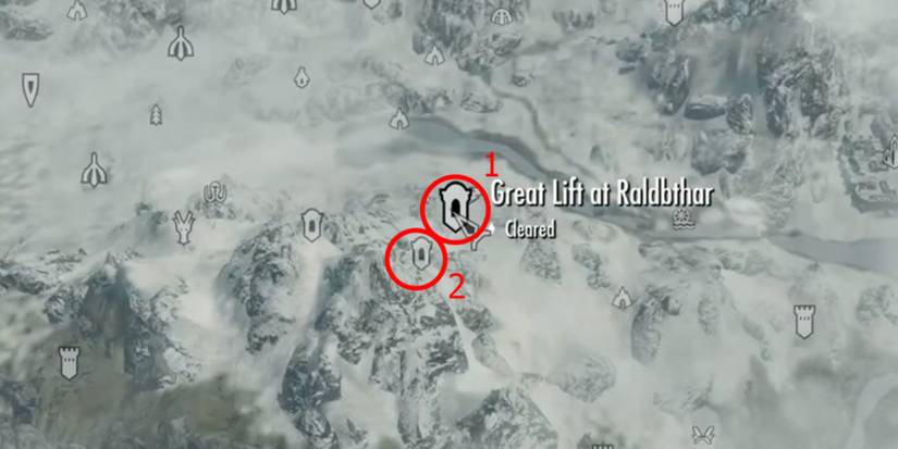 Skyrim: Glassfish locations