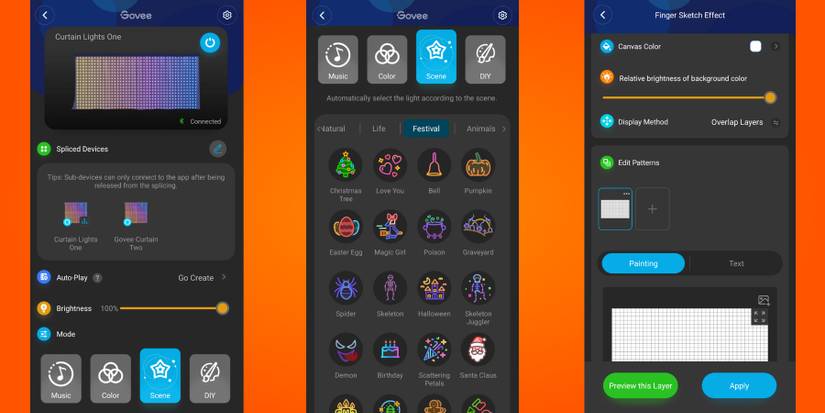 Govee Curtain Lights Software