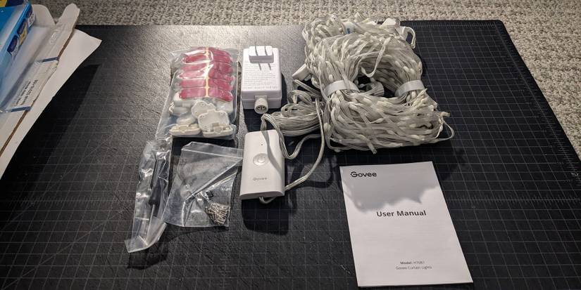 Govee Curtain Lights Box Contents