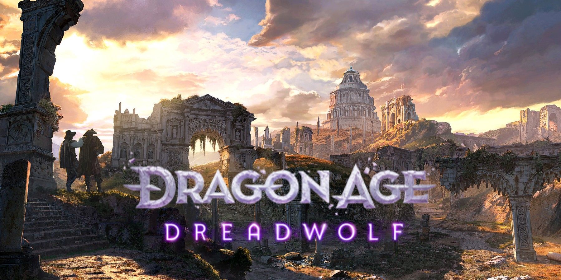 GreedFall 2 screenshot with Dragon Age Dreadwolf logo overlaid