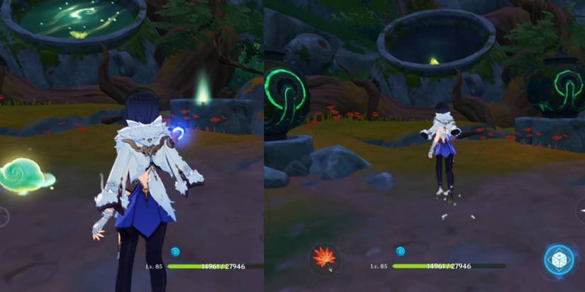 green butterfly location silently butterfly cross the valley in genshin impact