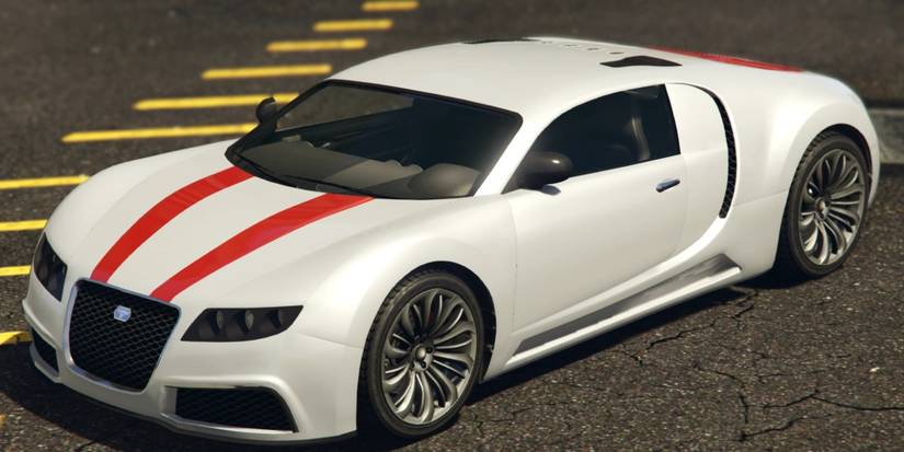 GTA 5 white Truffade Adder parked