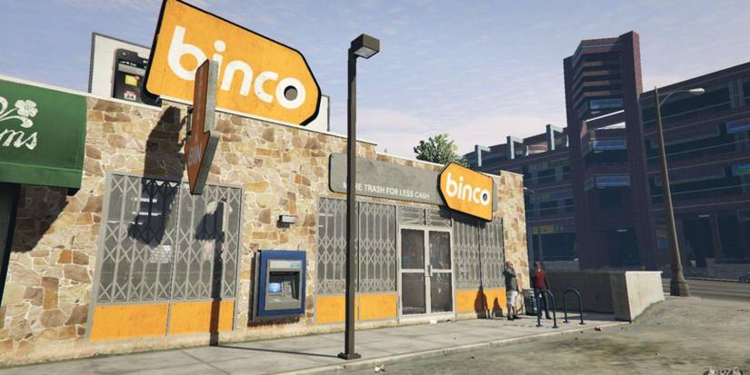 GTA V Binco store building in Los Santos