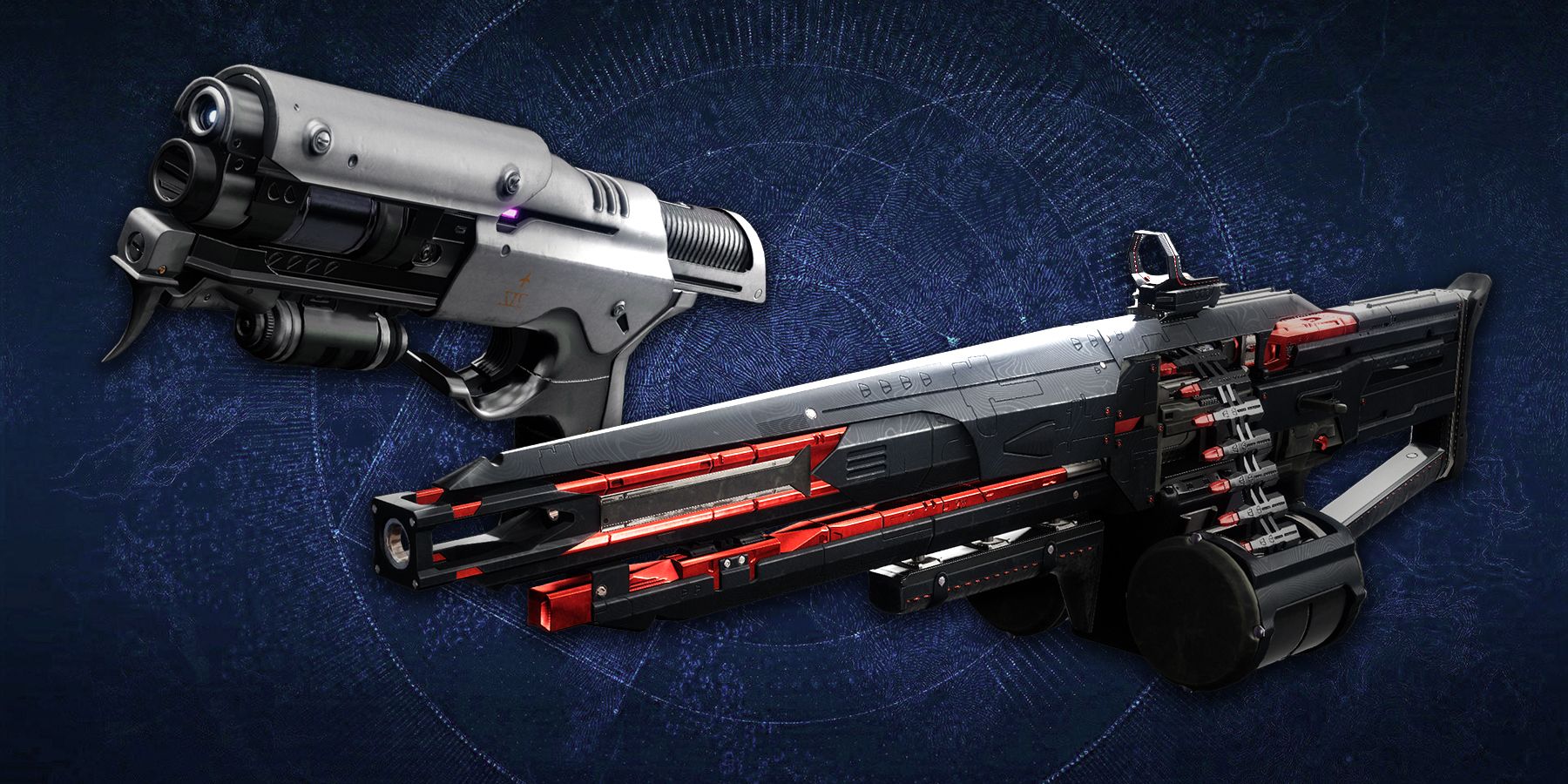 Hammerhead and Breachlight weapons from Destiny 2