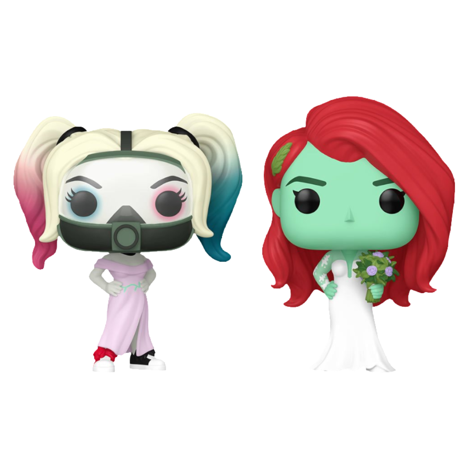Harley Quinn and Poison Ivy Funko Pops